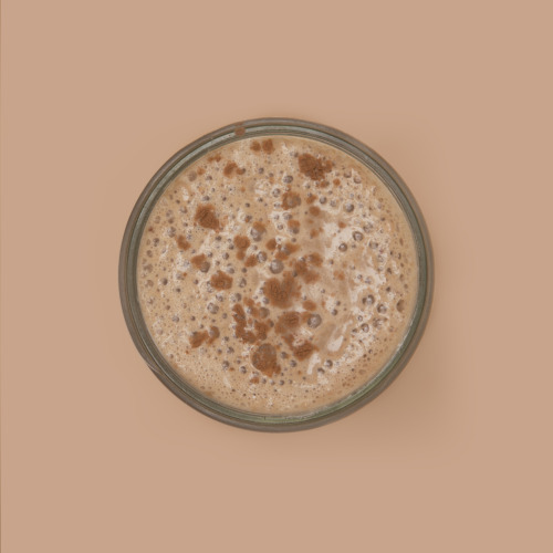 INGREDIENTS
“2/3 banana
2 ounces espresso, cooled
1/3 cup greek yogurt
3 ounces milk
1 heaped tsp cocoa powder
1 tsp honey
”
INSTRUCTIONS
This amazing coco flavored pantone smoothie is made by mixing cocoa, honey, milk, banana, espresso and yogurt....